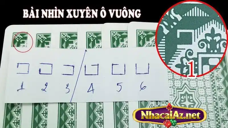 Kỹ năng sử dụng cách nhận biết lá bài từ mặt sau đơn giản