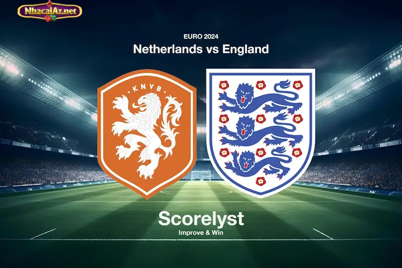 Ví dụ về kèo tài xỉu 2.75 trong trận Netherlands vs England