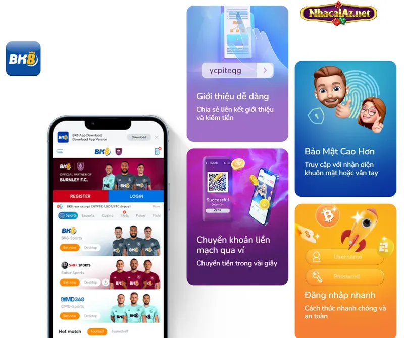 Tải app đánh lô đề uy tín BK8 về điện thoại ngay